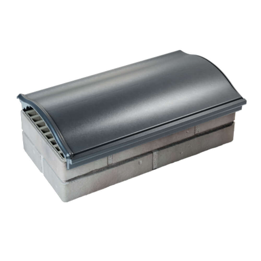 Парапет Zking Монблан Серый посадка на 1 кирпич (200/225/255мм)