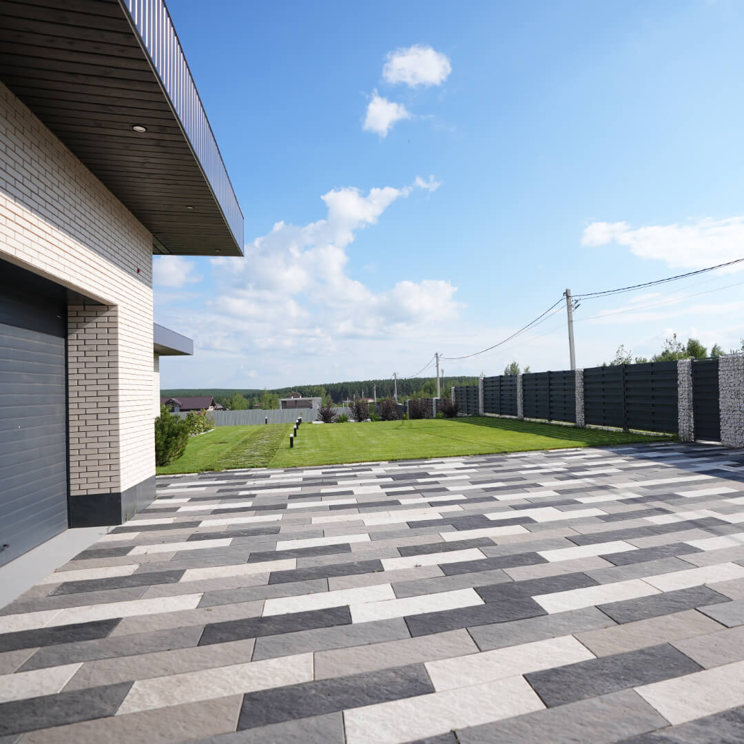 Шаговая плита STONE Светлая Галька 990х330х55мм